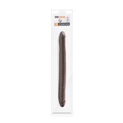 DR. SKIN 16INCH DOUBLE DILDO CHOCOLATE