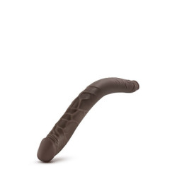 DR. SKIN 16INCH DOUBLE DILDO CHOCOLATE