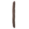 DR SKIN 14INCH DOUBLE DILDO CHOCOLATE