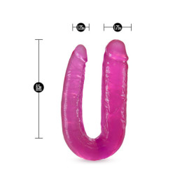 B YOURS DOUBLE HEADED DILDO PINK