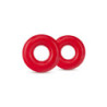 STAY HARD DONUT RINGS OVERSIZED RED