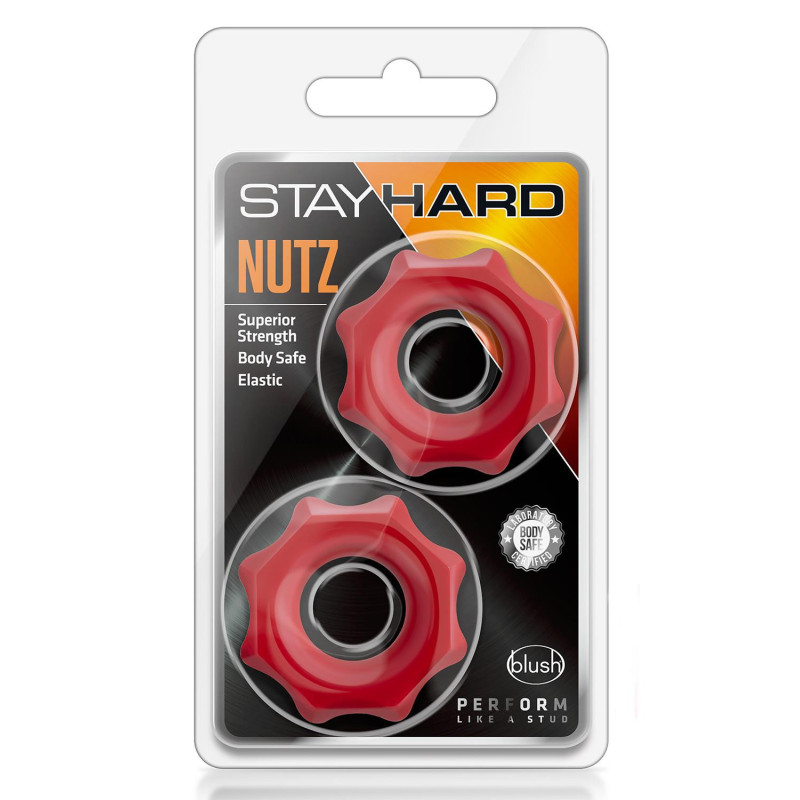 STAY HARD NUTZ RED