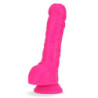 NEO ELITE  9 INCH COCK WITH BALLS NEON PINK