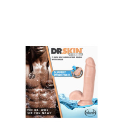 DR. SKIN 7INCH SELF LUBRICATING DILDO