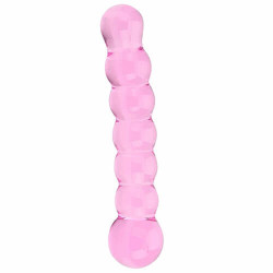 Spectrum geribbelde glazen dildo