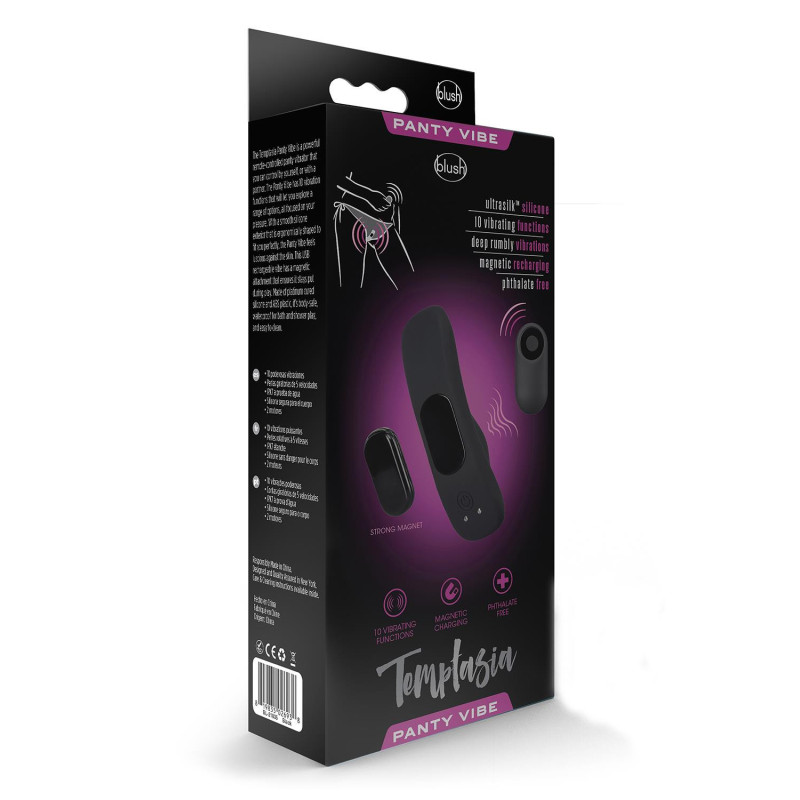 TEMPTASIA REMOTE CONTROL PANTY VIBE BLACK