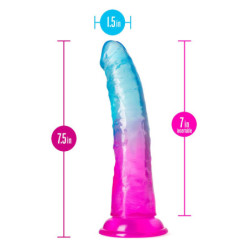 B YOURS BEAUTIFUL SKY 7 INCH DILDO SUNSET