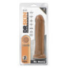 DR. SKIN SILICONE DR. HENRY 9 INCH DILDO WITH SUCTION CUP MOCHA