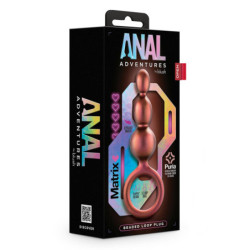 ANAL ADVENTURES MATRIX BEADED LOOP PLUG COPPER