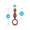 ANAL ADVENTURES MATRIX DUO LOOP PLUG COPPER