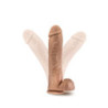 AU NATUREL BIG JOHN 11 INCH DILDO MOCHA