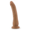 DR. SKIN SILICONE DR. NOAH 8 INCH DONG WITH SUCTION CUP MOCHA