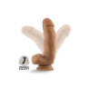 DR. SKIN SILICONE DR. SAMUEL 7 INCH DILDO WITH SUCTION CUP MOCHA