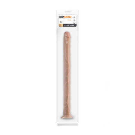 DR. SKIN 19 INCH DILDO BEIGE