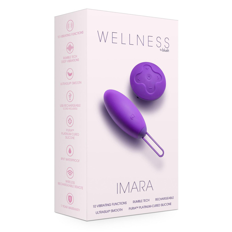 WELLNESS IMARA VIBRATING EGG WITH REMOTE