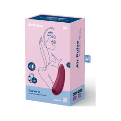 SATISFYER CURVY1+ ROSE RED