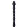 NMC 10.5 INCH RIBBED SILICONE ANAL BALL BEADS BLACK