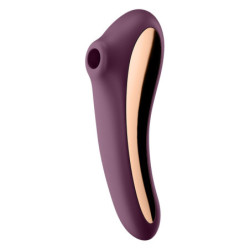 SATISFYER DUAL KISS WINE RED