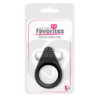 ALL TIME FAVORITES SILICONE STIMU-RING BLACK