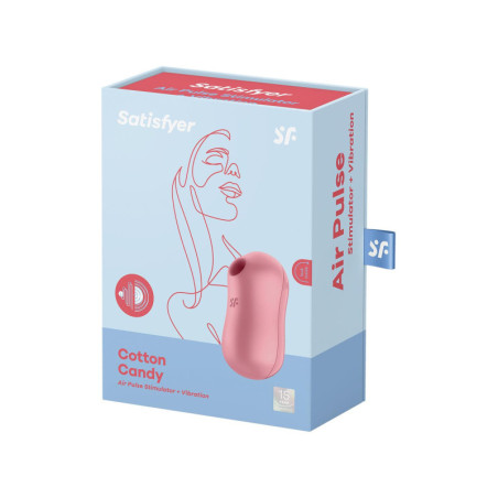 SATISFYER COTTON CANDY LIGHT RED