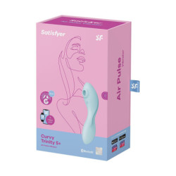 SATISFYER CURVY TRINITY 5+ BLUE