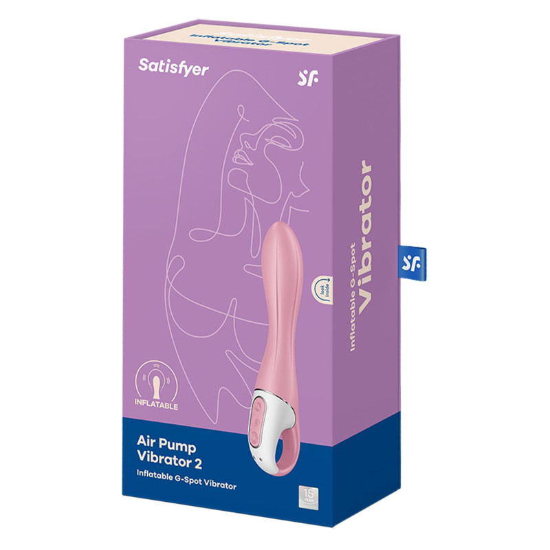 SATISFYER AIR PUMP VIBRATOR 2 LIGHT RED