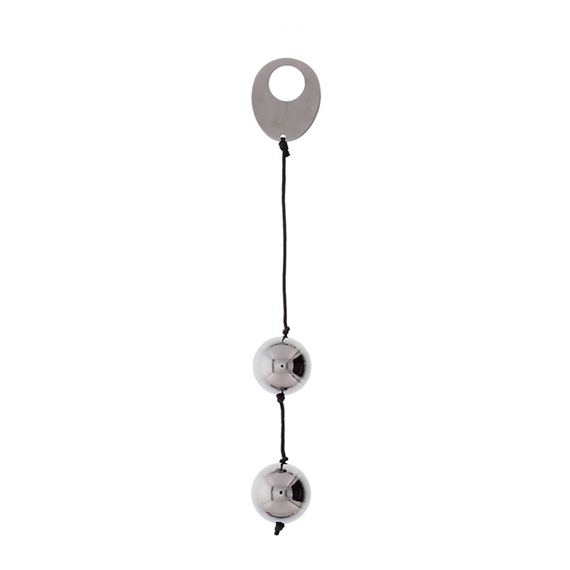 DOMINO METALLIC BALLS - SILVER