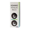 DOMINO METALLIC BALLS - SILVER