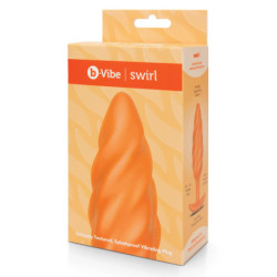 B-VIBE SWIRL TEXTURE PLUG ORANGE