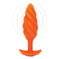 B-VIBE SWIRL TEXTURE PLUG ORANGE