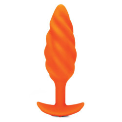 B-VIBE SWIRL TEXTURE PLUG ORANGE