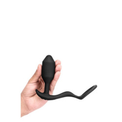 B-VIBE VIBRATING SNUG & TUG M BLACK