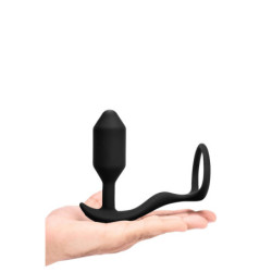 B-VIBE VIBRATING SNUG & TUG M BLACK