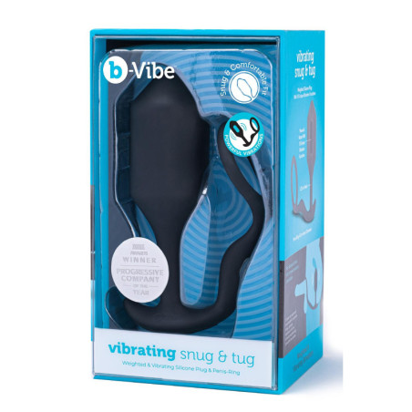 B-VIBE VIBRATING SNUG & TUG XL BLACK