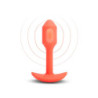 B-VIBE VIBRATING SNUG PLUG 1 ORANGE