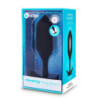 B-VIBE VIBRATING SNUG PLUG 5 BLACK