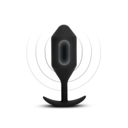 B-VIBE VIBRATING SNUG PLUG 5 BLACK