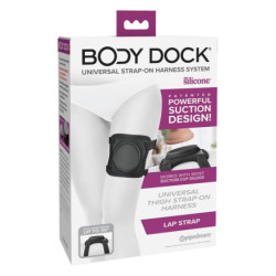 BODY DOCK LAP STRAP HARNESS BLACK