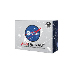 B-VIBE ASSTRONAUT GLOW-IN-THE-DARK BUTT PLAY SET